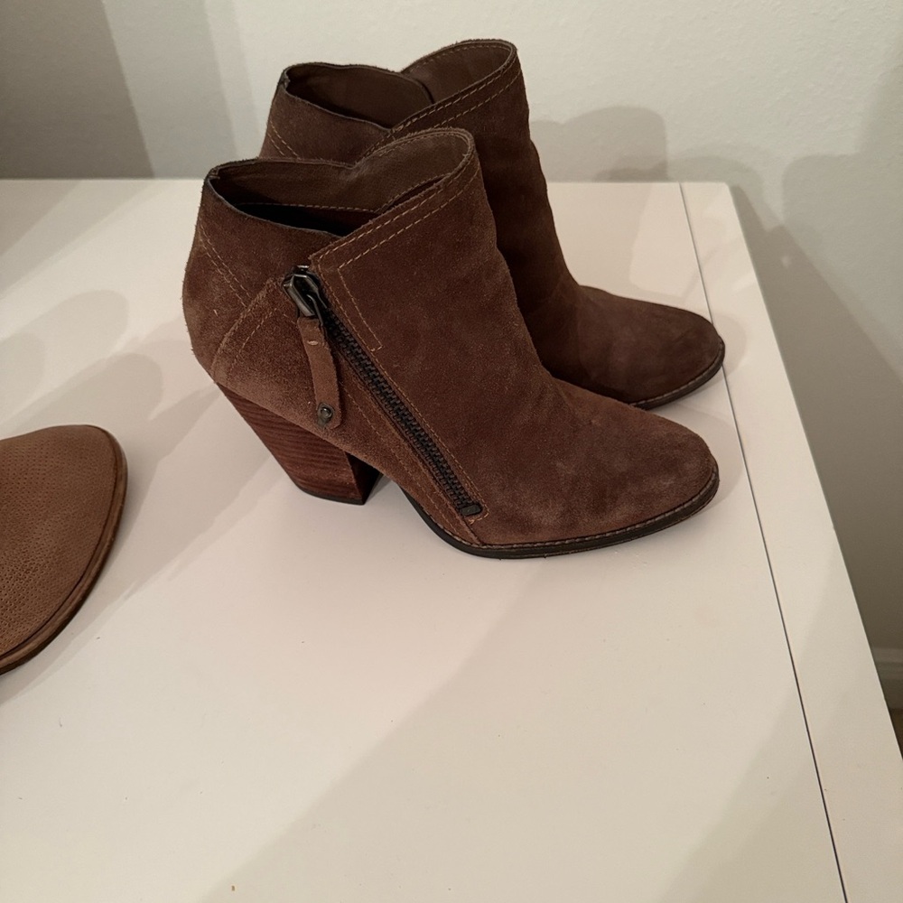 Dolce Vita Highland Brown Suede Ankle Boots